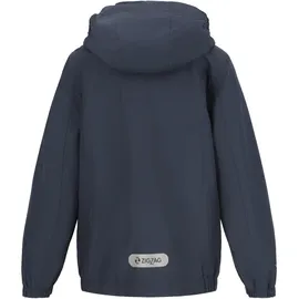 ZigZag Orkan Outdoorjacke Unisex Blau 140