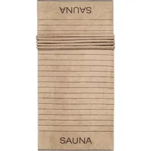 CAWÖ Balance Saunatuch 80 x 200 cm beige