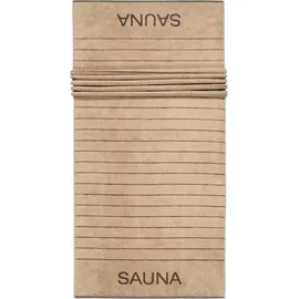 CAWÖ Balance Saunatuch 80 x 200 cm beige