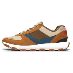 Timberland für Herren. TB0A5W2RD511 Winsor Park Braunes Leder, niedrige Schnürschuhe (41.5), Wohnung, Schnürsenkel, Lässig, Sportlich, Drauß