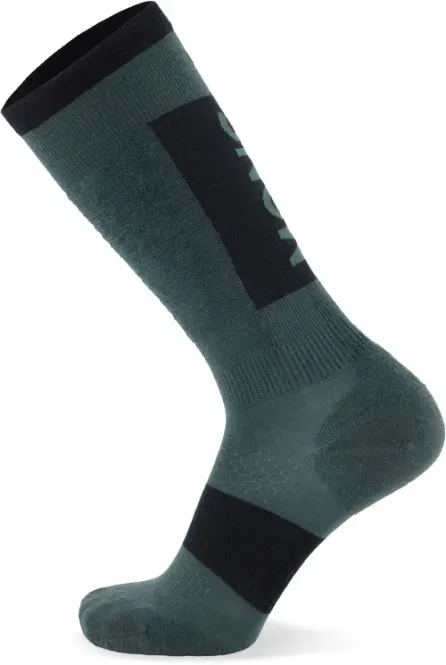 MONS ROYALE ATLAS SNOW MERINO Socken 2025 burnt sage - 45-47