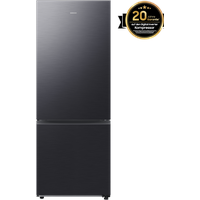 Samsung Kühl-/Gefrierkombination mit 75 cm Breite und AI Energy Mode, 538 L Premium Black Steel