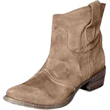 Udbeksid Stiefeletten Damen Winter Cowboy Boots Western Vintage Wasserdicht Retro Cowboystiefel Bequemer Klassisch Wildleder Elegante Elegant Leder Westernstiefel Kurzschaft Stiefel Herbst Schuhe - 43 EU