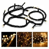 LED Universum LED-Lichterkette spritzwassergeschützt 80 m warmweiß