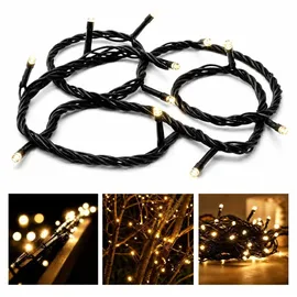 LED Universum LED-Lichterkette spritzwassergeschützt 80 m warmweiß