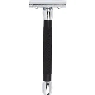 Merkur Solingen Merkur – Rasierer mit langem Griff – Schwarz, Chrom