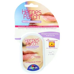 Herpes Patch bei Lippenherpes 15 mm 15 St