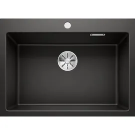 Blanco Pleon 8 links Silgranit schwarz 700 x 510 mm Handbetätigung