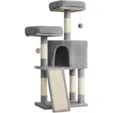 Songmics Kratzbaum klein 115 cm grau