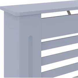 vidaXL MDF Heizkörperverkleidung Grau 78 cm