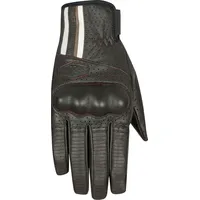 Segura Romeo Perforierte Lederhandschuhe Für Damen - Dunkelbraun/Weiß /