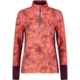 CMP WOMAN Sweat red fluo-burgundy 40