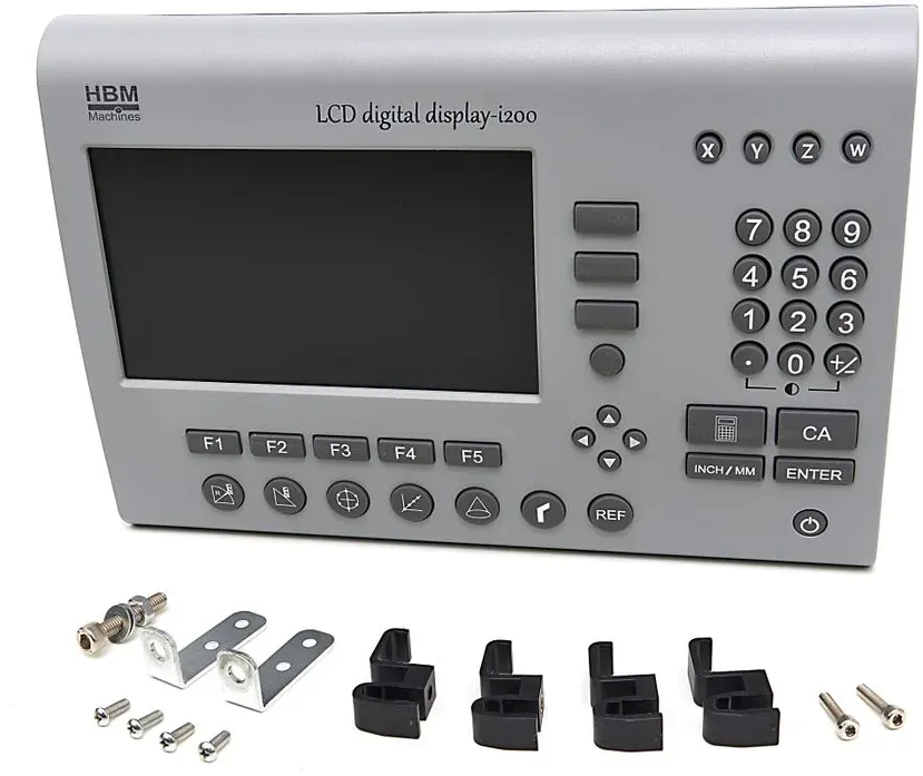 HBM Professional 3-Achsen-Digital-Anzeigebox mit LCD-Bildschirm