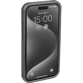 Topeak iPhone 15 Pro Handyhülle schwarz-grau
