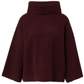 Comma, Comma Poncho mit weitem Rollkragen - L