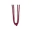 Gerster Raffhalter GERSTER "Amber", rot (weinrot), Viskosemischung, Raffhalter