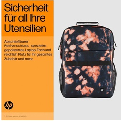 HP Notebook-Rucksack Campus XL (Tie Dye) orange|schwarz