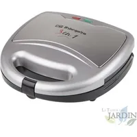Sandwichmaker Orbegozo Multifunktions 3 In 1 Wechselplatten. Sandwich / Grill / Waffel. Leistung 800w.
