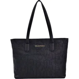 Valentino Pansy Shopper Polyurethan Ecru