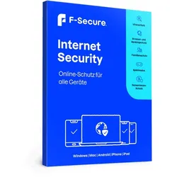 F-Secure Internet Security 2024/2025, 1 Gerät - 2 Jahre, Download