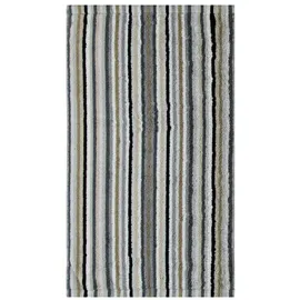 CAWÖ Life Style Streifen 7048 Gästehandtuch 30 x 50 cm kiesel