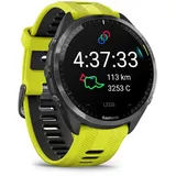 GARMIN Forerunner 965 Smartwatch | Schwarz/Carbongrau DLC Titan | Armb