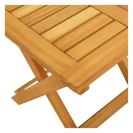 vidaXL Sonnenliegen 2 Stk. mit Tisch Massivholz Akazie