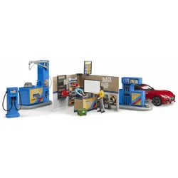bruder - bworld Tankstelle mit Waschplatz