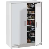 Habitdesign Basic Schuhschrank 75 x 101 x 36 cm Weiß