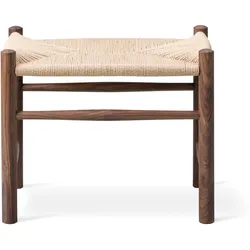 Fredericia Wegner J16 Stool, walnuss geölt / naturgeflecht