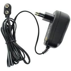 Universalnetzteil mit 9 Volt Batterieanschluss, perfekt um klassische 9 Volt Batterien oder Akkus zu ersetzen, max. 1000mA Ladestrom