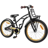 vidaXL Kinderfahrrad 18 Zoll schwarz