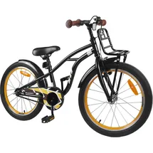 vidaXL Kinderfahrrad 18 Zoll schwarz