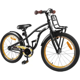 vidaXL Kinderfahrrad 18 Zoll schwarz