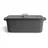 Springlane Kitchen Kastenform Gusseisen mit Deckel 3L, Emaillierte Brotbackform für saftiges Brot, Pasteten & Aufläufe, Robuster Gusseisenbräter 33,5 x 13 cm, Grau