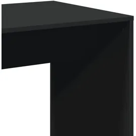 vidaXL Bartisch 51 x 50 x 103,5 cm Schwarz