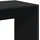 vidaXL Bartisch 51 x 50 x 103,5 cm Schwarz