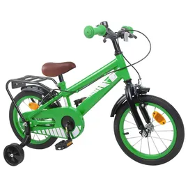 vidaXL Kinderfahrrad 14 Zoll grün