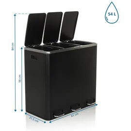 HJH Office Clean 9 54 l Schwarz