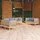 vidaXL Garten-Lounge-Set 7-tlg. grau Kiefer Massivholz