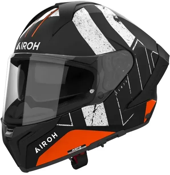Airoh Matryx Scope Integralhelm - Matt Orange - XS
