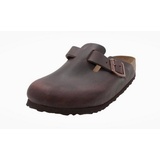 Birkenstock BIRKENSTOCK Clog Boston waxy leather habana 159711 Pantoffel braun 47 EU