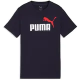 Puma Essentials 2 Color No.1 Logo T-Shirt Jungen 16 - new navy 164
