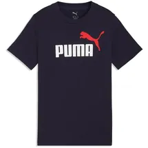 Puma Essentials 2 Color No.1 Logo T-Shirt Jungen 16 - new navy 164