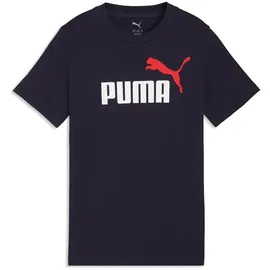 Puma Essentials 2 Color No.1 Logo T-Shirt Jungen 16 - new navy 164