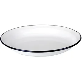 Ibili 912936 Teller aus emailliertem Stahl, 36 cm
