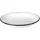 Ibili 912936 Teller aus emailliertem Stahl, 36 cm