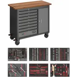 VIGOR 1000 Werkbank V5158 Gesamtlänge: 1091 mm Anzahl Werkzeuge: 375