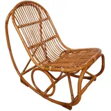 Schaukelstuhl Rattan Sessel Stuhl Relaxsessel Schaukelsessel Schwingsessel