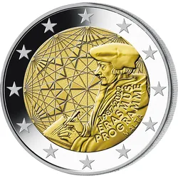 Malta 2022: 2 Euro-Gedenkmünze "35 Jahre Erasmus-Programm"